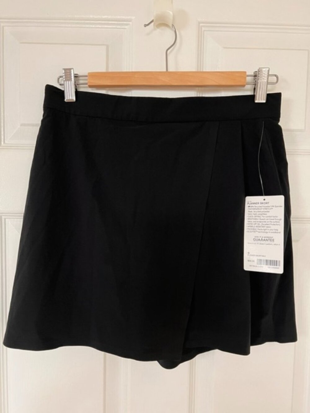 Athleta Planner Skort – Black, Size 6 (NWT)